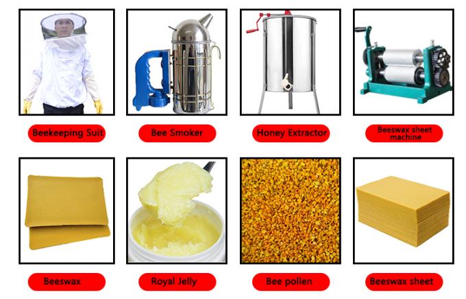 꿀벌 여왕 양육 체계 양봉가를 위한 빨간 다기능 꿀벌 여왕 감금소 2