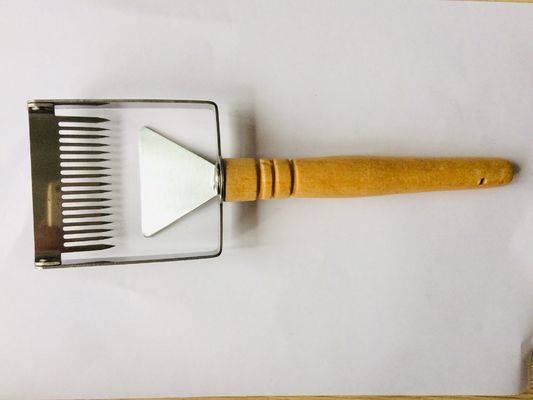 주문 비스타 17개 바늘 나무 손잡이 뚜?? 을 풀는 포크 꿀 수확을 위한 특수 디자인 뚜?? 을 풀기 도구 온라인 제품