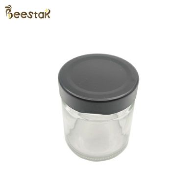 주문 꿀 포장을 위한 250ml 꿀 단지와 숟가락 유리병 온라인 제품