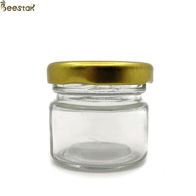 주문 25ml 유리 꿀 항아리 대량 빈 보관 유리 항아리 유리 꿀 병 온라인 제품